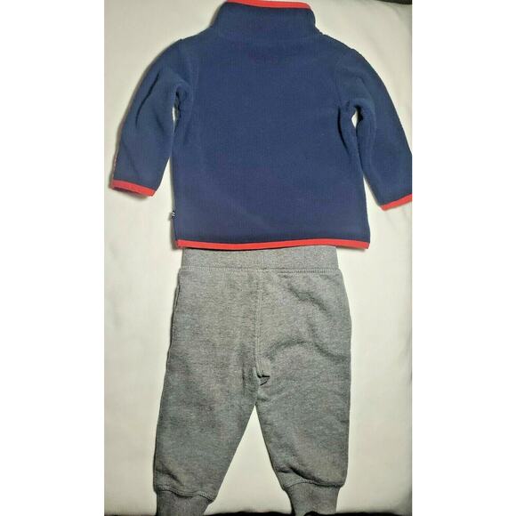 Nautica Sweatpants Fleece Jacket Boy's Size 12M Baby Infant Pants Set Outfit - Picture 2 of 7